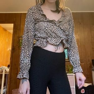 Leopard blouse